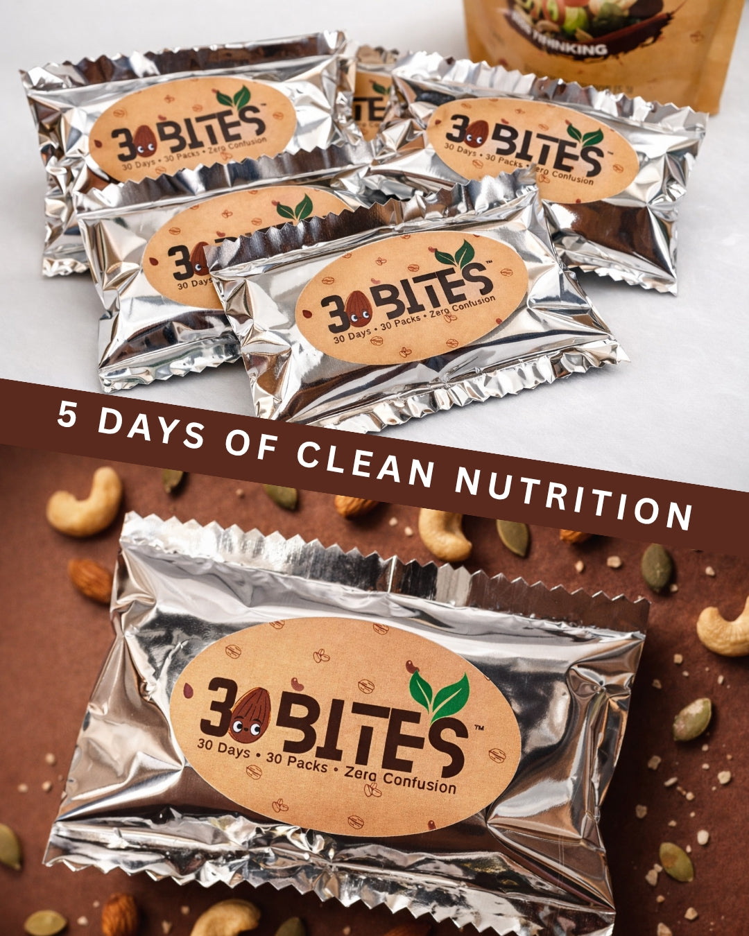30 Bites Trial Pack – 5 Days of Clean Nutrition